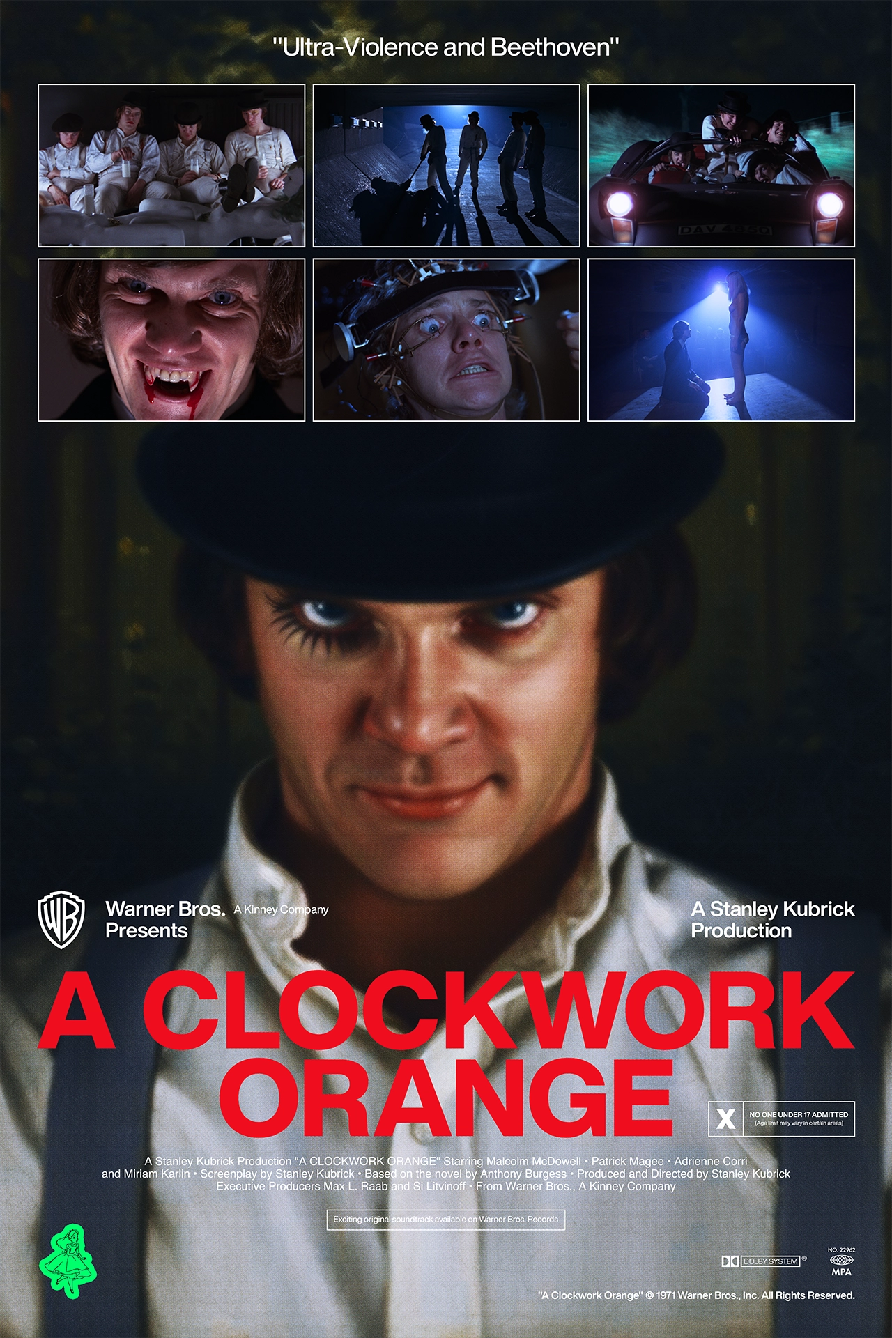 A Clockwork Orange poster print
