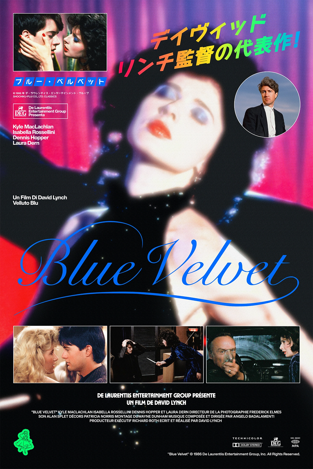 Blue Velvet poster print