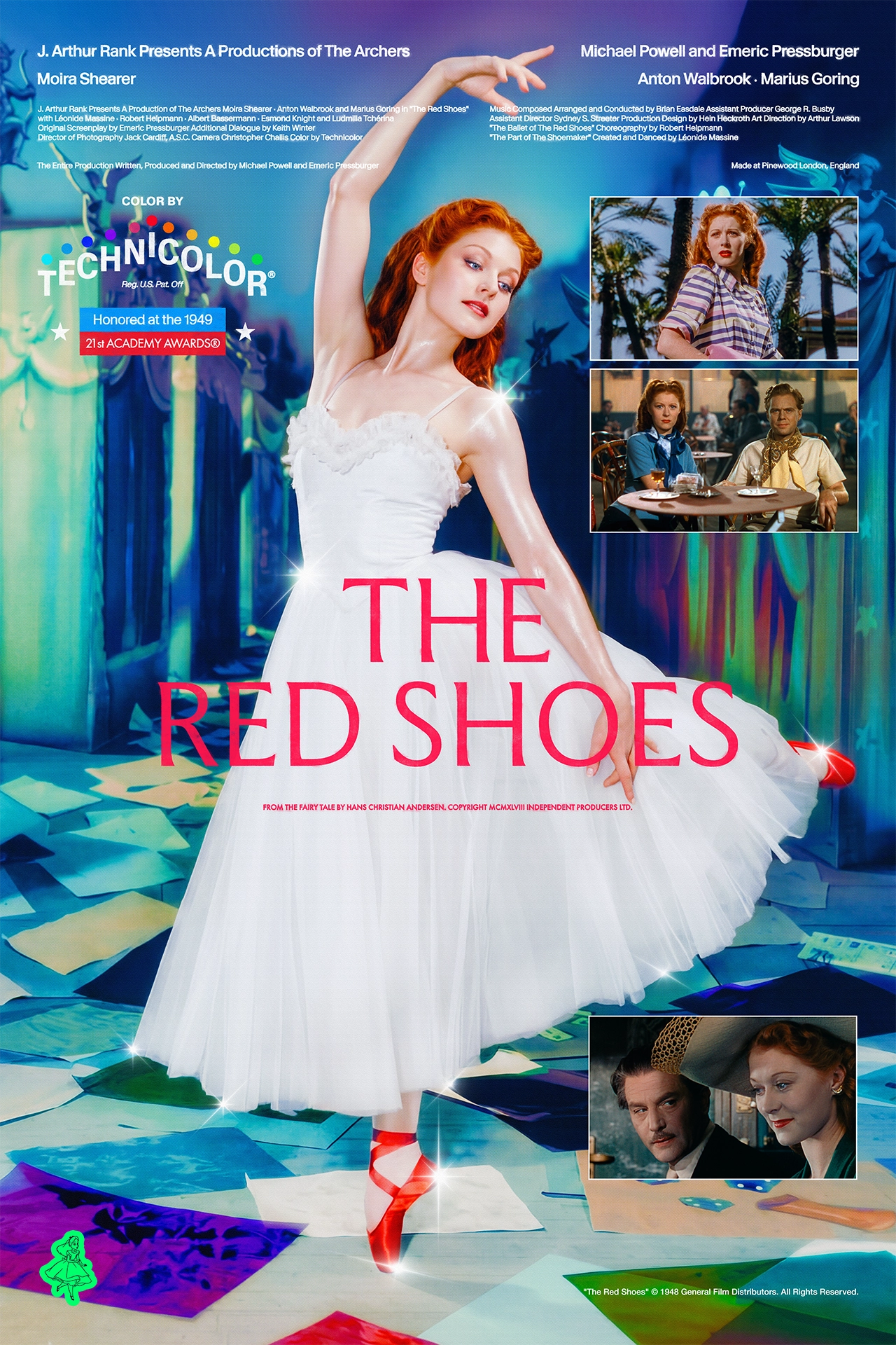 The Red Shoes poster print